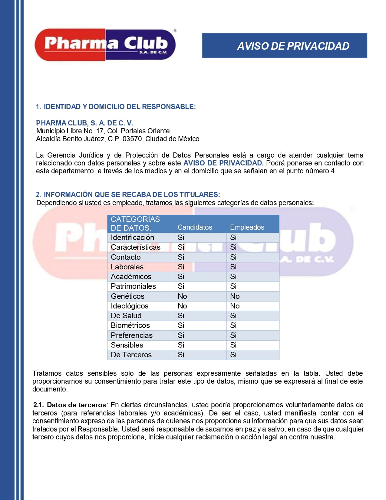 Descarga Aviso de Privacidad