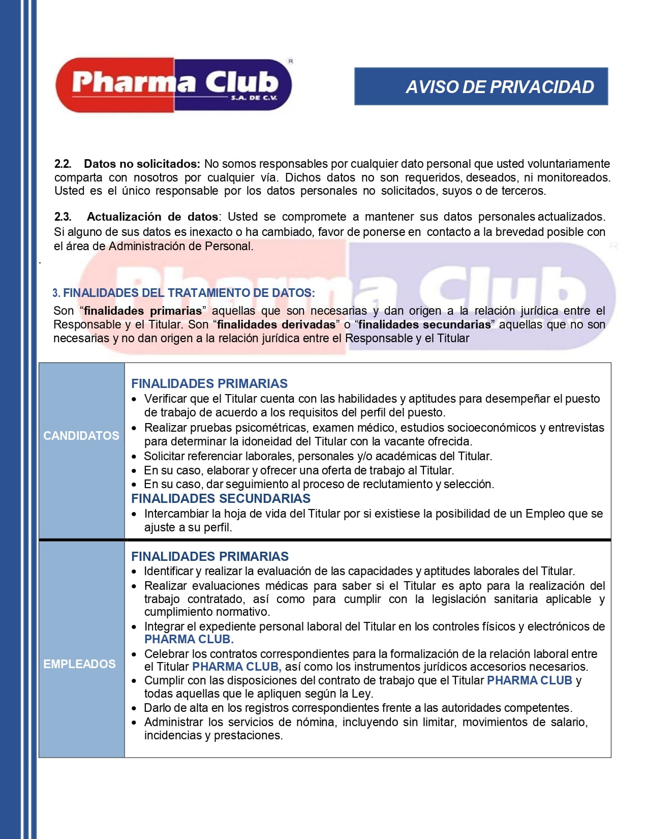 Descarga Aviso de Privacidad